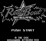 Real Bout Special (Japan) Title Screen